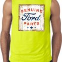 Mens Ford Shirt Distressed Genuine Ford Parts Sleeveless Tee T-Shirt