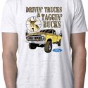 Mens Ford Shirt Driving and Tagging Bucks Burnout Shirt