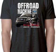 Mens Ford Shirt F-150 4X4 Off Road Machine Burnout Shirt