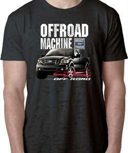 Mens Ford Shirt F-150 4X4 Off Road Machine Burnout Shirt