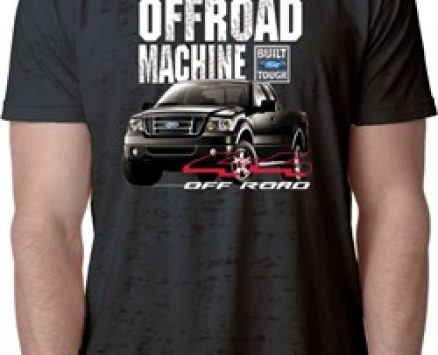 Mens Ford Shirt F-150 4X4 Off Road Machine Burnout Shirt