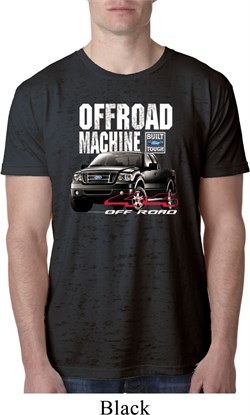 Mens Ford Shirt F-150 4X4 Off Road Machine Burnout Shirt