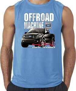 Mens Ford Shirt F-150 4X4 Off Road Machine Sleeveless Shirt