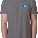 Mens Ford Shirt Ford Oval Pocket Print Burnout Tee T-Shirt