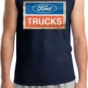 Mens Ford Shirt Ford Trucks Logo Muscle Tee T-Shirt