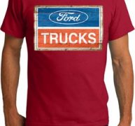 Mens Ford Shirt Ford Trucks Logo Organic Tee T-Shirt