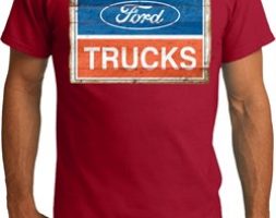 Mens Ford Shirt Ford Trucks Logo Organic Tee T-Shirt