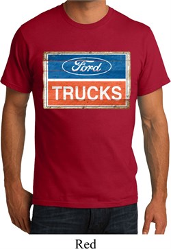 Mens Ford Shirt Ford Trucks Logo Organic Tee T-Shirt