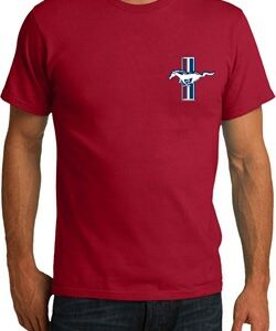 Mens Ford Shirt Legend Lives Crest Pocket Print Organic Tee T-Shirt