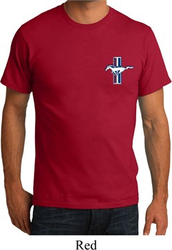 Mens Ford Shirt Legend Lives Crest Pocket Print Organic Tee T-Shirt