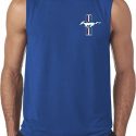 Mens Ford Shirt Legend Lives Crest Pocket Print Sleeveless Tee T-Shirt