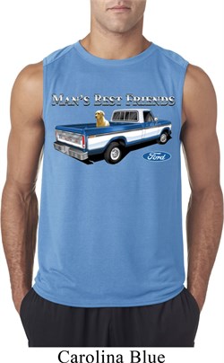 Mens Ford Shirt Mans Best Friend Sleeveless Shirt