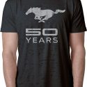 Mens Ford Shirt Mustang 50 Years Burnout Tee T-Shirt