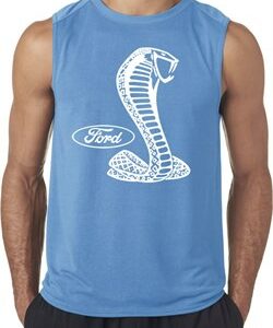 Mens Ford Shirt Mustang Cobra Sleeveless Shirt