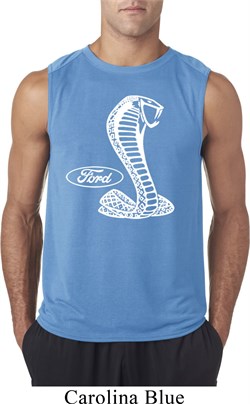 Mens Ford Shirt Mustang Cobra Sleeveless Shirt