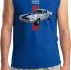 Mens Ford Shirt Red Stripe Mustang 50 Years Muscle Tee T-Shirt