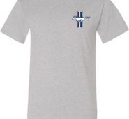 Mens Ford Shirt The Legend Lives Crest Pocket Print Tall Tee T-Shirt