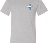 Mens Ford Shirt The Legend Lives Crest Pocket Print Tall Tee T-Shirt