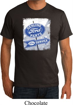 Mens Ford Shirt Vintage Sign Genuine Ford Parts Organic Tee T-Shirt