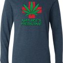 Mens Funny Shirt Natures Medicine Lightweight Hoodie Tee