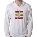 Mens Funny Shirt Not a Bald Spot Lightweight Hoodie Tee