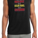 Mens Funny Shirt Not a Bald Spot Sleeveless Moisture Wicking Tee