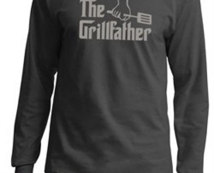 Mens Funny Shirt The Grill Father Long Sleeve Tee T-Shirt