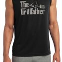 Mens Funny Shirt The Grill Father Sleeveless Moisture Wicking Tee