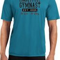 Mens Gymnastics Shirt Competitive Gymnast Moisture Wicking Tee T-Shirt