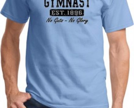 Mens Gymnastics Shirt Competitive Gymnast Tee T-Shirt