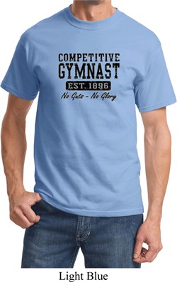 Mens Gymnastics Shirt Competitive Gymnast Tee T-Shirt