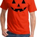 Mens Halloween Shirt Black Jack O Lantern Tee T-Shirt