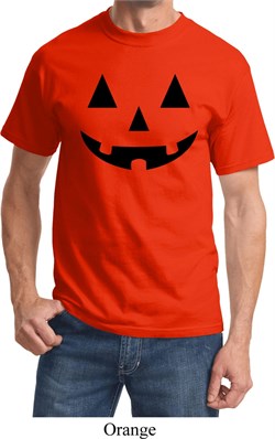 Mens Halloween Shirt Black Jack O Lantern Tee T-Shirt