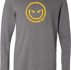Mens Halloween Shirt Evil Smiley Face Lightweight Hoodie Tee
