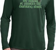 Mens Irish Shirt Official Drinking Shirt Dry Wicking Long Sleeve Tee