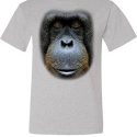 Mens Orangutan Shirt Big Orangutan Face Tall Tee T-Shirt