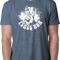 Mens Peace Shirt Peace Now Burnout Tee T-Shirt