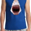 Mens Shark Shirt 3D Shark Muscle Tee T-Shirt