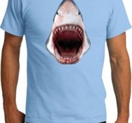Mens Shark Shirt 3D Shark Organic Tee T-Shirt