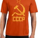 Mens Soviet Shirt CCCP Distressed Moisture Wicking Tee