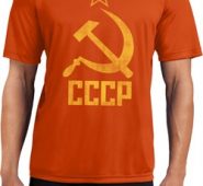 Mens Soviet Shirt CCCP Distressed Moisture Wicking Tee