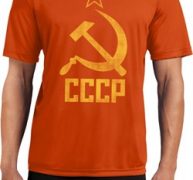 Mens Soviet Shirt CCCP Distressed Moisture Wicking Tee