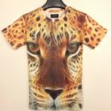 New Fashion Psychedelic Lion Pattern 3D Print Men’s Street Fashion T-shirts Unisex Vintage Short Sleeve Shirts 4 Sizes M