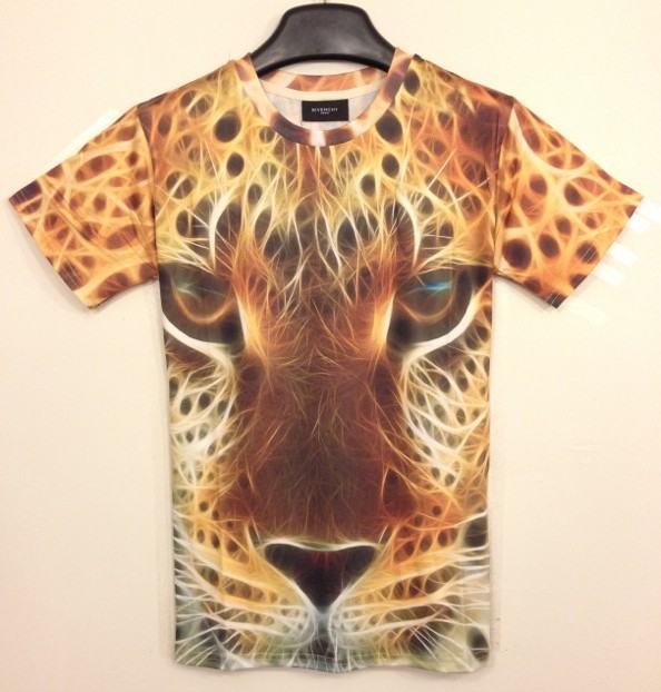 New Fashion Psychedelic Lion Pattern 3D Print Men's Street Fashion T-shirts Unisex Vintage Short Sleeve Shirts 4 Sizes M