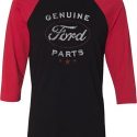 New Genuine Ford Parts Mens Raglan Shirt