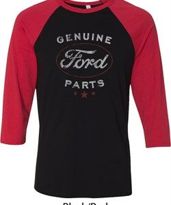 New Genuine Ford Parts Mens Raglan Shirt