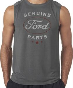 New Genuine Ford Parts Mens Sleeveless Shirt