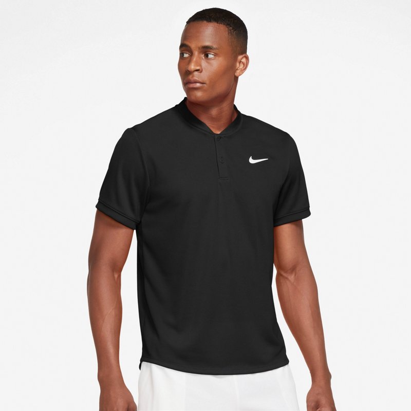 Nike Men's Court Dri-FIT Tennis Polo Shirt Black, X-Large - Mens Golf Shirts at Academy Sports