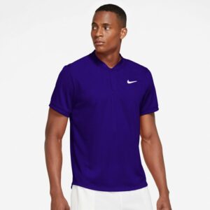 Nike Men's Court Dri-FIT Tennis Polo Shirt Blue Bright, 2X-Large - Mens Golf Shirts at Academy Sports