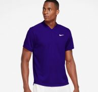 Nike Men’s Court Dri-FIT Tennis Polo Shirt Blue Bright, Medium – Mens Golf Shirts at Academy Sports